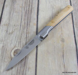 CUDEMAN FOLDING KNIFE OLIVE WOOD HANDLE RAZOR SHARP BLADE MADE IN SPAIN