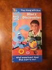 Blues Clues - Blues Discoveries (VHS, 1999) RARE FACTORY SEALED WITH WATERMARKS