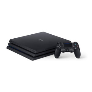 Sony PlayStation 4 Pro (PS4 Pro) -  1TB - Black - Home Gaming Console - Good
