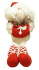 Christmas Gnome Weighted and Jingles Plush Santa Costume Shelf Sitter 23 in