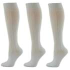 Sierra Socks Women's Cable Knit 3 Pair Pack Cotton Soft Durable Knee Hi Socks