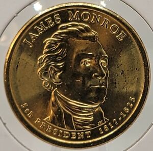 2008-D James Monroe Presidential Dollar From Uncirculated Mint Roll