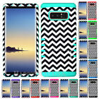 For Samsung Galaxy Note 8 - KoolKase Hybrid Silicone Cover Case - Chevron 98