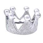 Pointy Eternity Royal Crown 14K White Gold Plated Sterling Silver Fashion Ring