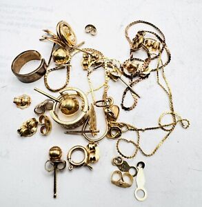 14k Gold Scrap Jewelry Lot 6.6g