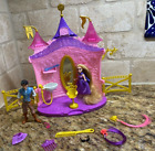 Disney Princess Shimmer Style Salon Playset W/ Mini Rapunzel Polly Pocket Doll