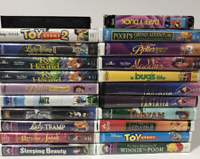 Lot Of Disney VHS Tapes 22 Movies- List In Description