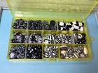 Lot Black And White Beads For Jewelry Making-Estate Find! Glass, Stone, Other