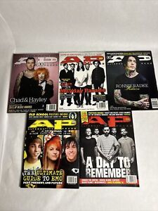 AP Alternative Press Magazine LOT OF 5 Adtr Paramore Ronnie Radke Emo Guide Mag