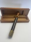 New ListingVintage Jack Daniels Distiller's Thermometer Oak Wood And Brass. Comes With Box