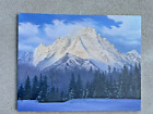 OLD ANTIQUE OIL PAINTING BLUE MOUNTAINS PACIFIC NORTHWEST LISTED BILL CONANT