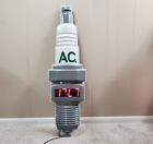 Vintage AC Delco Spark Plug Wall Clock (Needs LED Repair) Union Label Dualite