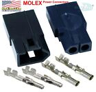 Molex (2-Pin) Positive Lock Connector w/18-22 AWG .093