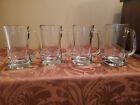 16 Oz Clear Heavy Glass Beer/Cocktails/Soda/Float Mugs, Set Of 4