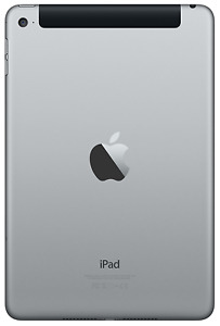 Apple iPad Mini 4 Wi-Fi + 4G (A1550) - Unlocked 128GB Space Gray