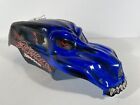 Used Traxxas Blue Skully Monster Truck Body, Stampede 2wd, See Images, Free Ship