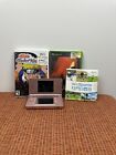 New ListingNintendo DS Lite Metallic Rose Pink Wii Sports Naruto On Wii And Xbox Game Lot