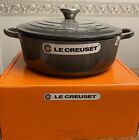 Le Creuset Dutch Oven 3 1/2 Quart Color- Flint Oyster (gray) New In Box