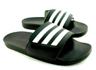 NWT ADIDAS Adilette Comfort Men's Size 10 Black Adjustable UNISEX Slide Sandals