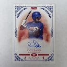 2022 Onyx Andy Pages Blue Auto #VAAP Dodgers On Card
