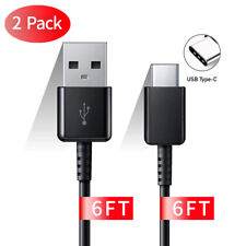 2-Pack 6FT Samsung Galaxy Note 20 Ultra S9 S10 S20 USB Type C Cable Charger