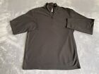 The North Face Pullover Mens XL Black 1/4 Zip Sweatshirt Waffle Thermal Outdoor