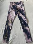 Old Navy Active Girls Powersoft Leggings Purple Marble Size L 10-12