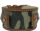 New Genuine Fossil Camo Military Cuff Men’s Watch Wide Band Size 20mm JR9925