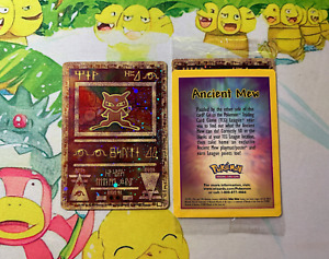 SEALED Ancient Mew Pokemon New Movie Promo Double Holo Foil Rare 1999-2000 Card