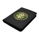 Perfect Fit U S Army Medallion Double ID Leather Military ID Card License Holder