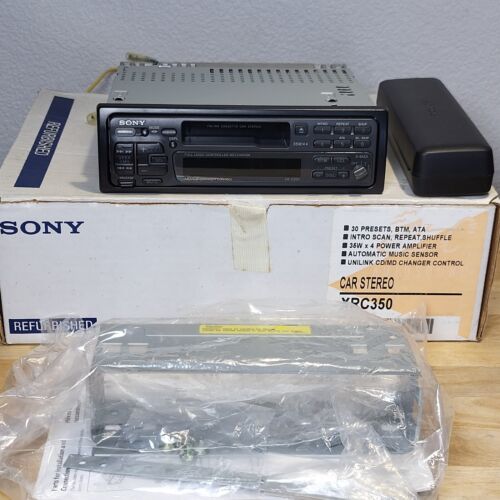 Sony XR-C350 Car Stereo AM/FM/Cassette Refurbished, Open box