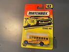 1996 Matchbox School Bus #47  Yellow Die-cast Carpenter High School