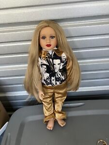 One of a kind, very rare 23 inch My Twinn Doll wearing Elvis Presely outfit