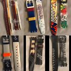 NEW VINTAGE SWATCH WATCH BANDS POP IRONY GENTS MANY TO PICK FROM NOS RARE LOTS
