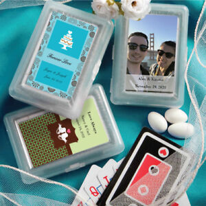 30-100 Personalized Playing Cards - Wedding Shower Party Favors