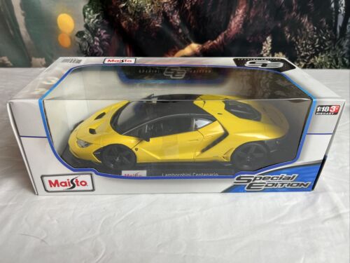 Maisto Lamborghini Centenario Yellow Special Edition 1:18 Diecast Car Model
