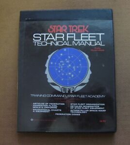 Star Trek STAR FLEET TECHNICAL MANUAL - 1st printing 1975 - NEAR FINE
