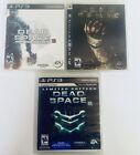 Dead Space 1 , 2  & 3 PS3 PlayStation 3 Lot Trilogy CIB Complete Clean