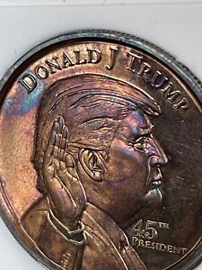 New Listing🌟2 oz SILVER President Donald J. Trump 45th President Coin Round .999 Fine