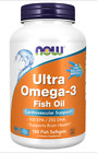 Now Foods Ultra Omega-3 Fish Oil. 180 fish softgels