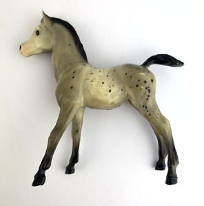 Breyer Horse Glossy Grey Appaloosa Arabian FOAL with Spots 6.5 x 6.5 Traditional