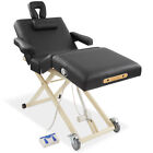 Professional Adjustable 4-Section Electric Lift Massage Table with Handrests