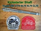 Transmission - Kickstarter Shaft Spindle - Honda CT70 Z50 SL70 XL70 Mini Trail