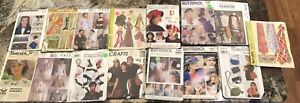 Your Choice Of Vintage Sewing Patterns Accessories Hats Vests Purses More UNCUT