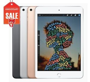 Apple iPad mini 5th Gen Wi-Fi, 7.9in - 64GB 256GB - Gray Silver Gold
