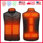 Heated Vest Winter Body Warm Electric USB Jacket Men Women Thermal Heating Coats