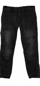 Nili Lotan Cropped Military Pants XS (Size 0 Or 2) - Very Dark Gray Denim