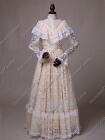 Edwardian Victorian Vintage Wedding Dress Bridal Gown Downton Abbey Theater 392