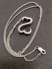 JWBR Open Heart Diamond Pendant Necklace 18