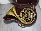 Vintage 1930s H. N. White King French Horn HN with 2 Mouthpieces & Case